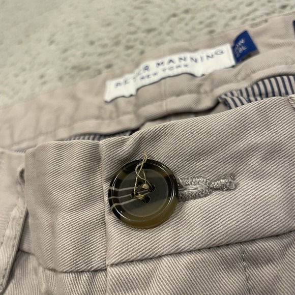 Peter Manning Standard Fit Chino Pant Mens 30x28 (27" Inseam) Garment Dyed Twill - Picture 4 of 15